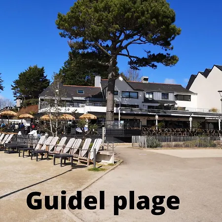 Maisonnette T2 Bord De Mer Guidel Plage Esterno foto